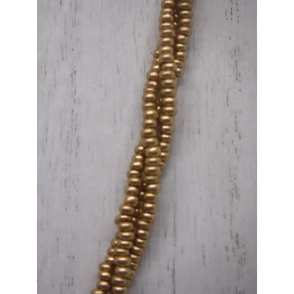 Necklace Beaded Gold